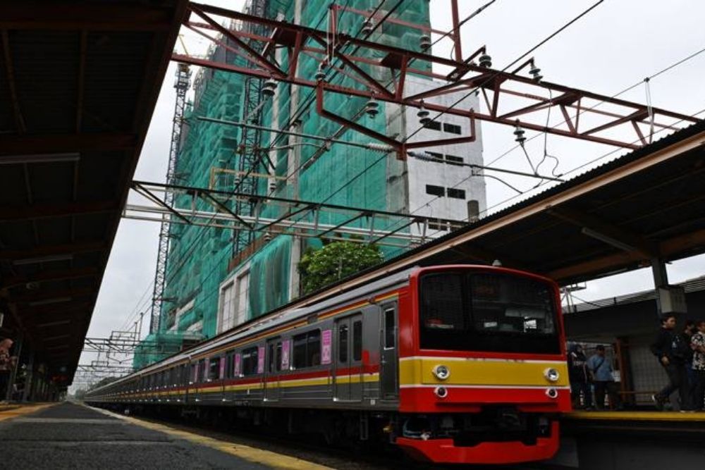 Kereta KRL di Jakarta