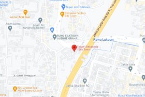 Peta lokasi apartemen Silktown