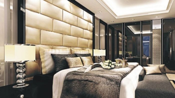 Penampakan kamar di apartemen DP 5 persen, The Kensington Royal Suites