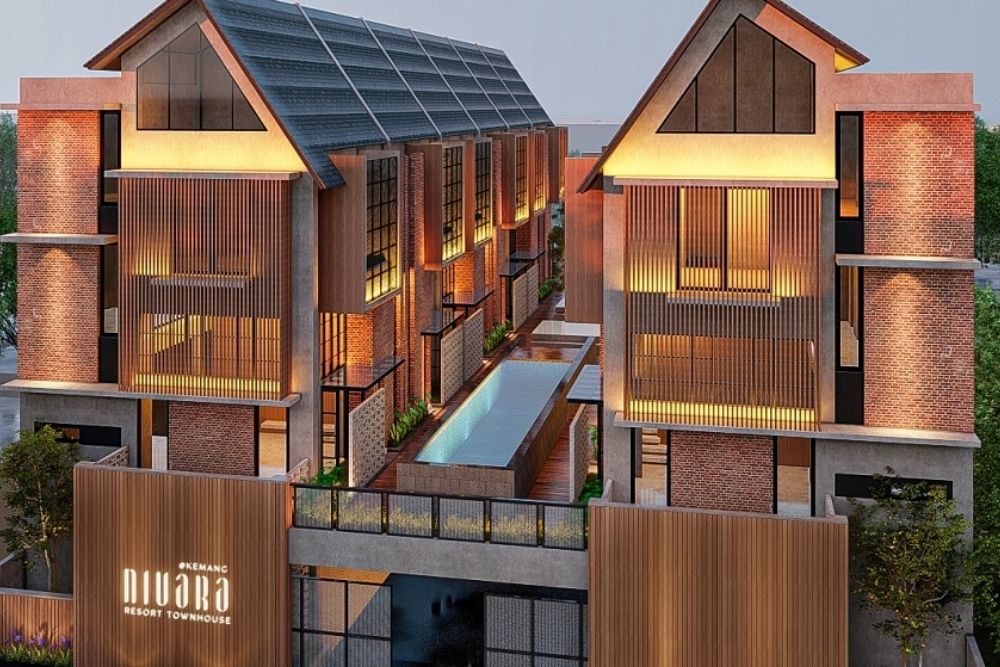 penampakan nivara resort yang dikembangkan pt modern hotel indonesia