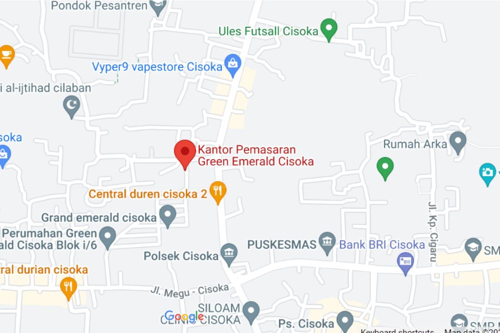 Peta lokasi Green Emerald Cisoka