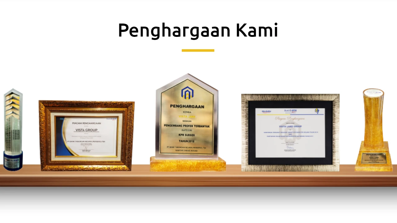Penghargaan yang diraih Vista Land Group