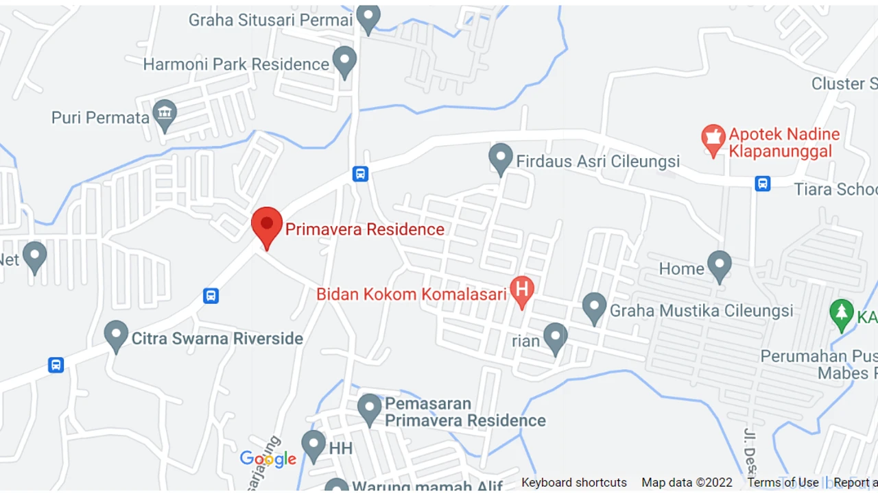Peta lokasi Primavera Residence