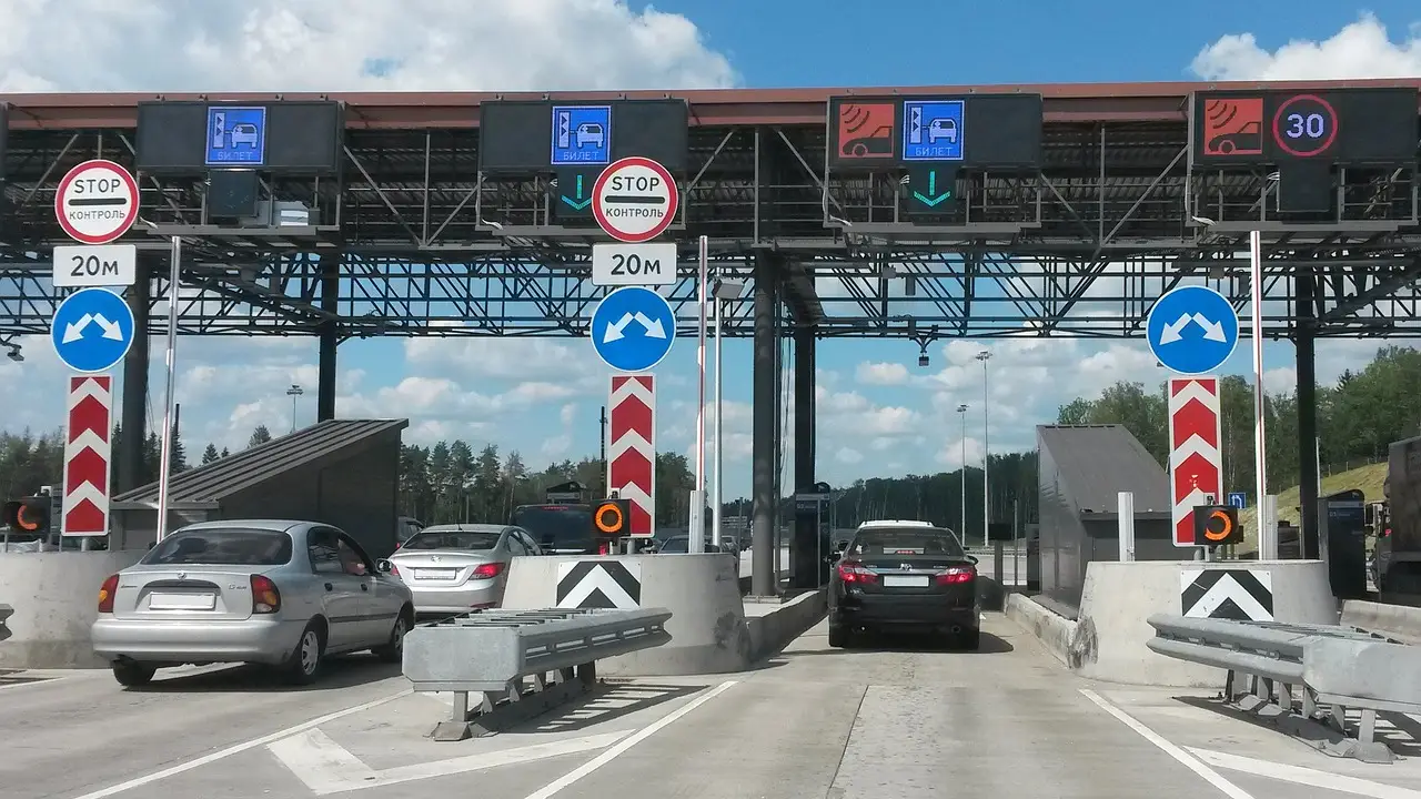 Ilustrasi gerbang tol