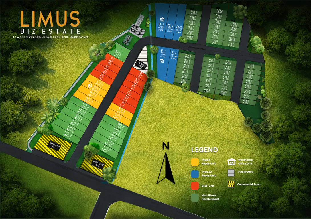 siteplan bukit podomoro jakarta